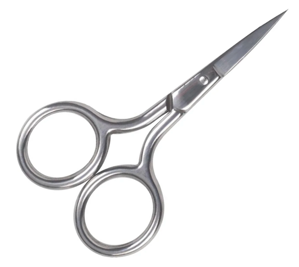 KEARING 4-Inch Precision Embroidery Scissors with Blade Cover – Stainless Steel Sharp Tip Detail Shears