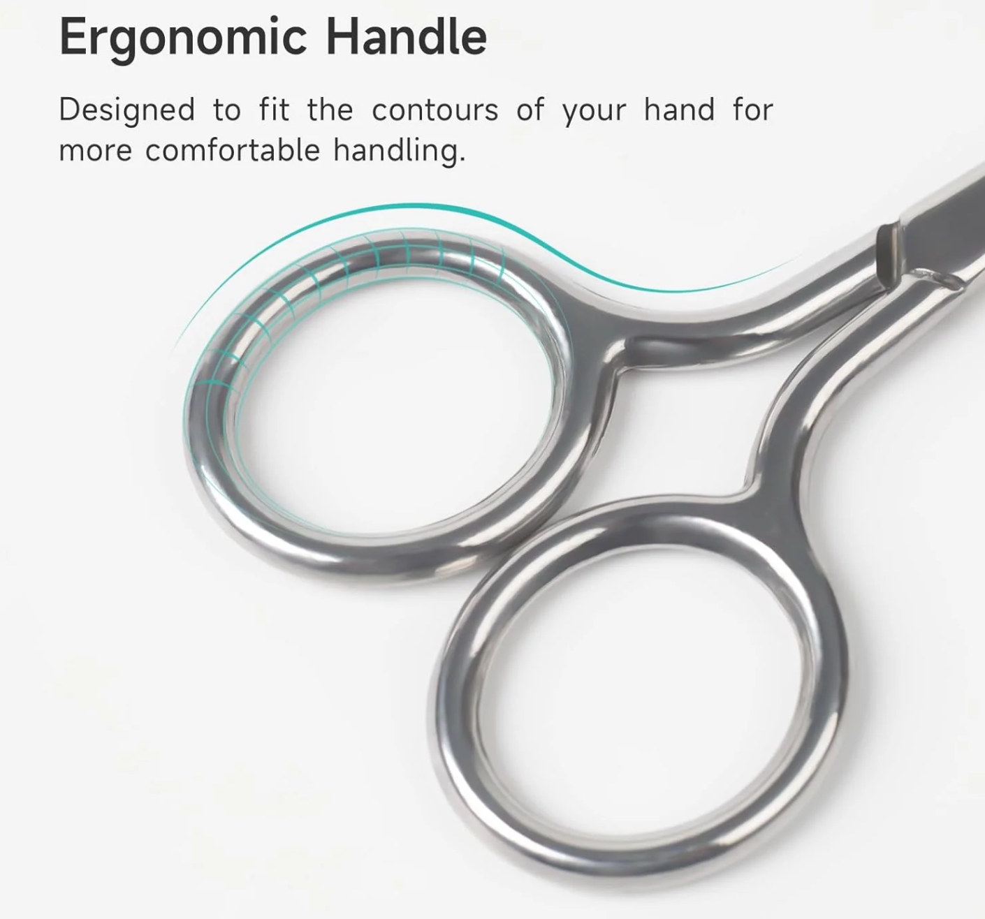 KEARING 4-Inch Precision Embroidery Scissors with Blade Cover – Stainless Steel Sharp Tip Detail Shears