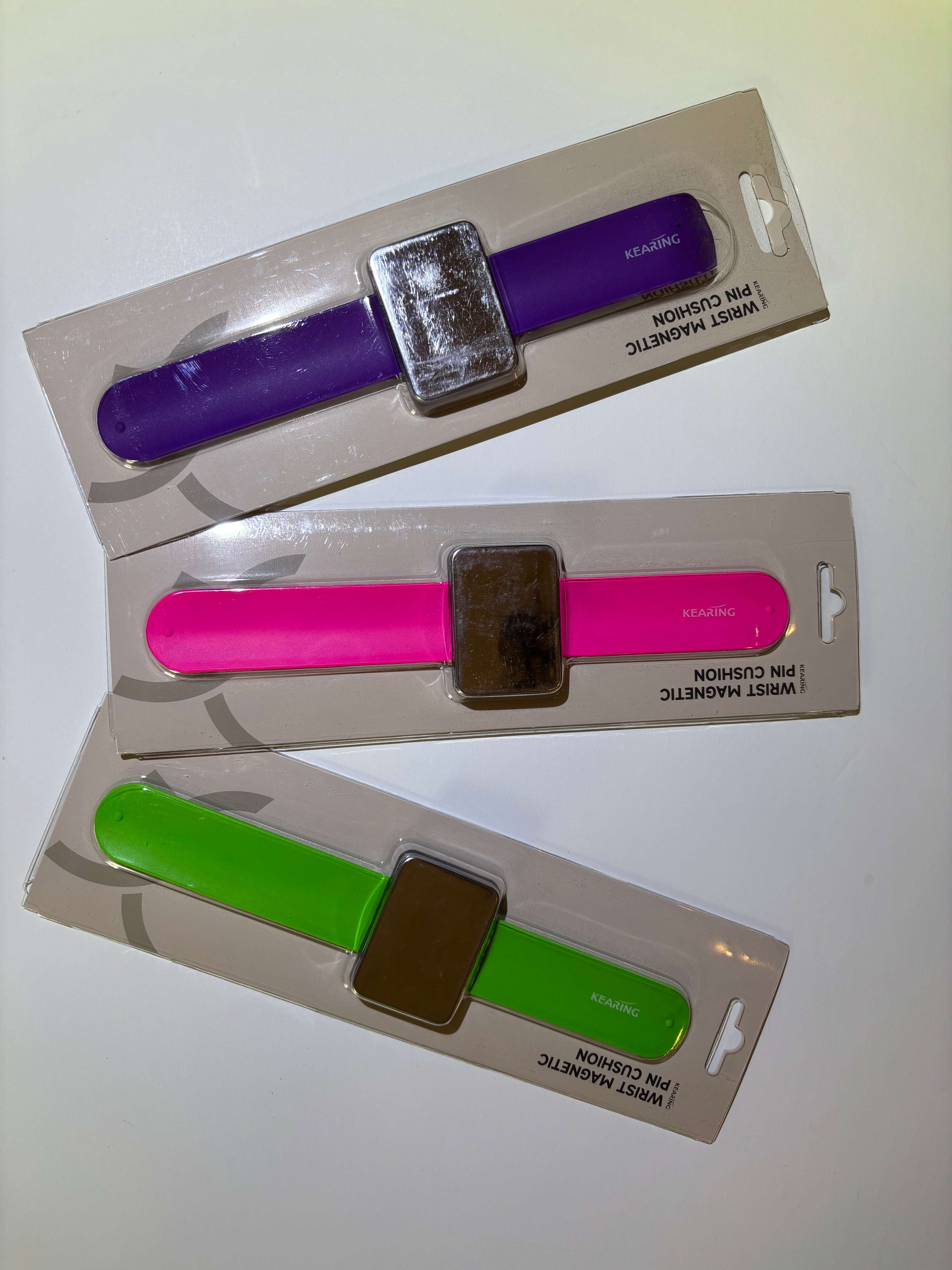 Wrist Magnetic Pin Cushion - Hands-Free Pin Holder for Sewing & DIY Crafts