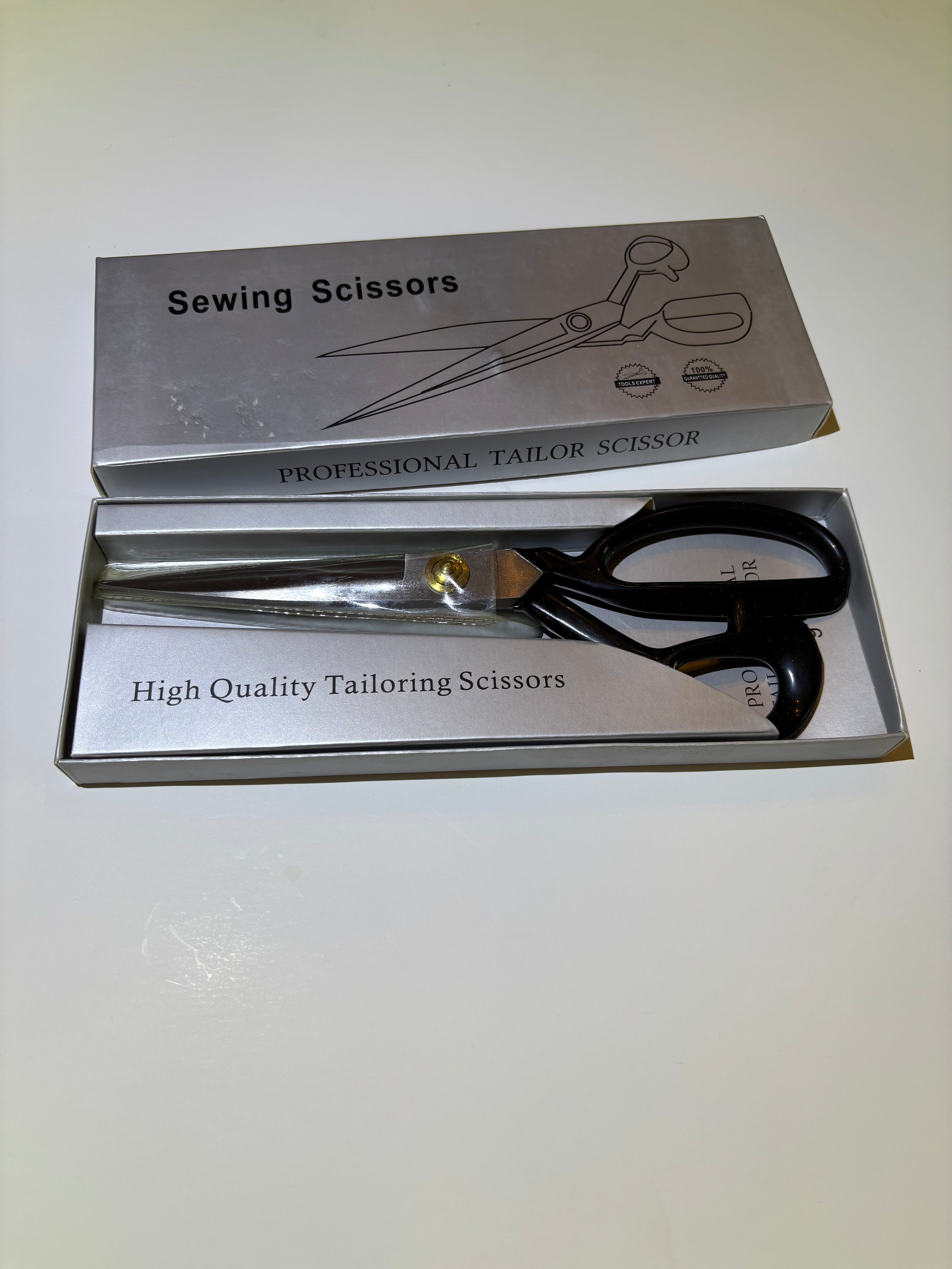 Heavy Duty Fabric Scissors, Professional Tailor Shears - 9 inch