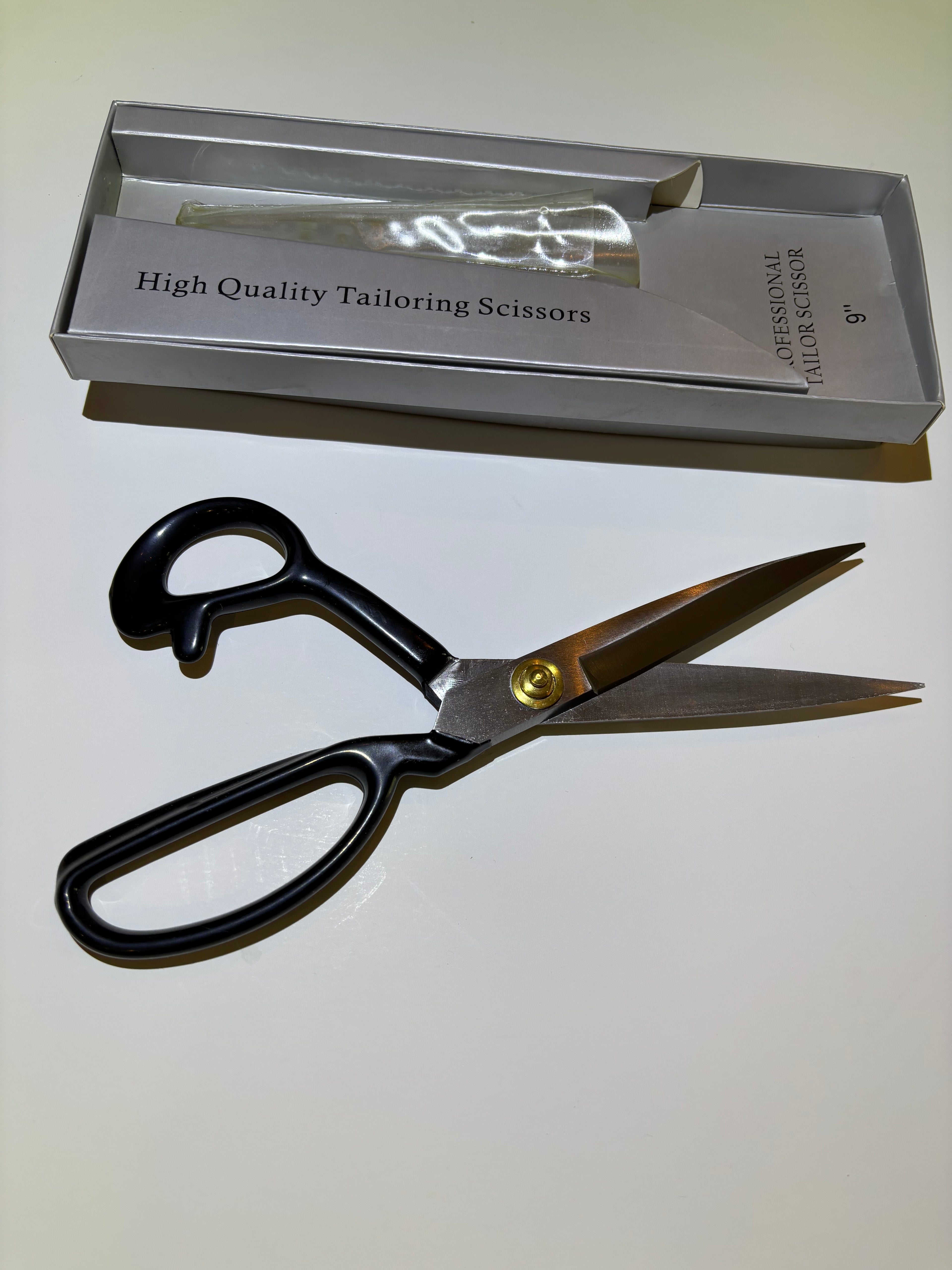 Heavy Duty Fabric Scissors, Professional Tailor Shears - 9 inch