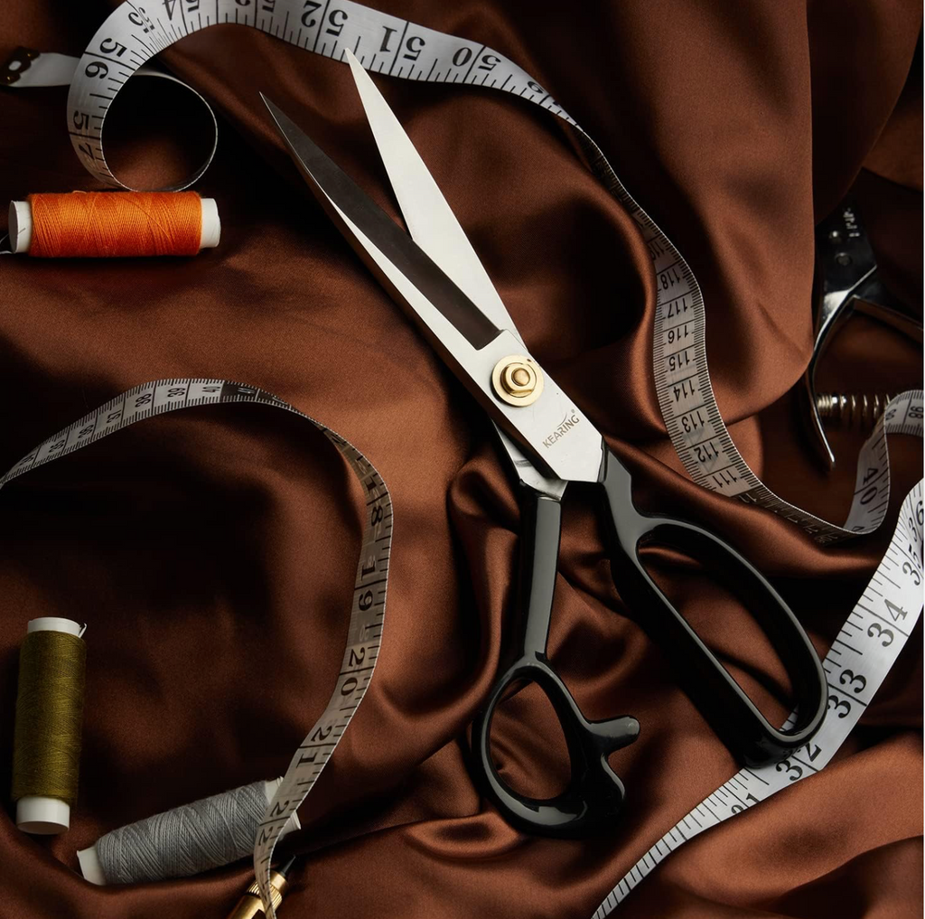 KEARING 12” Heavy Duty Fabric Scissors, Professional Tailor Shears