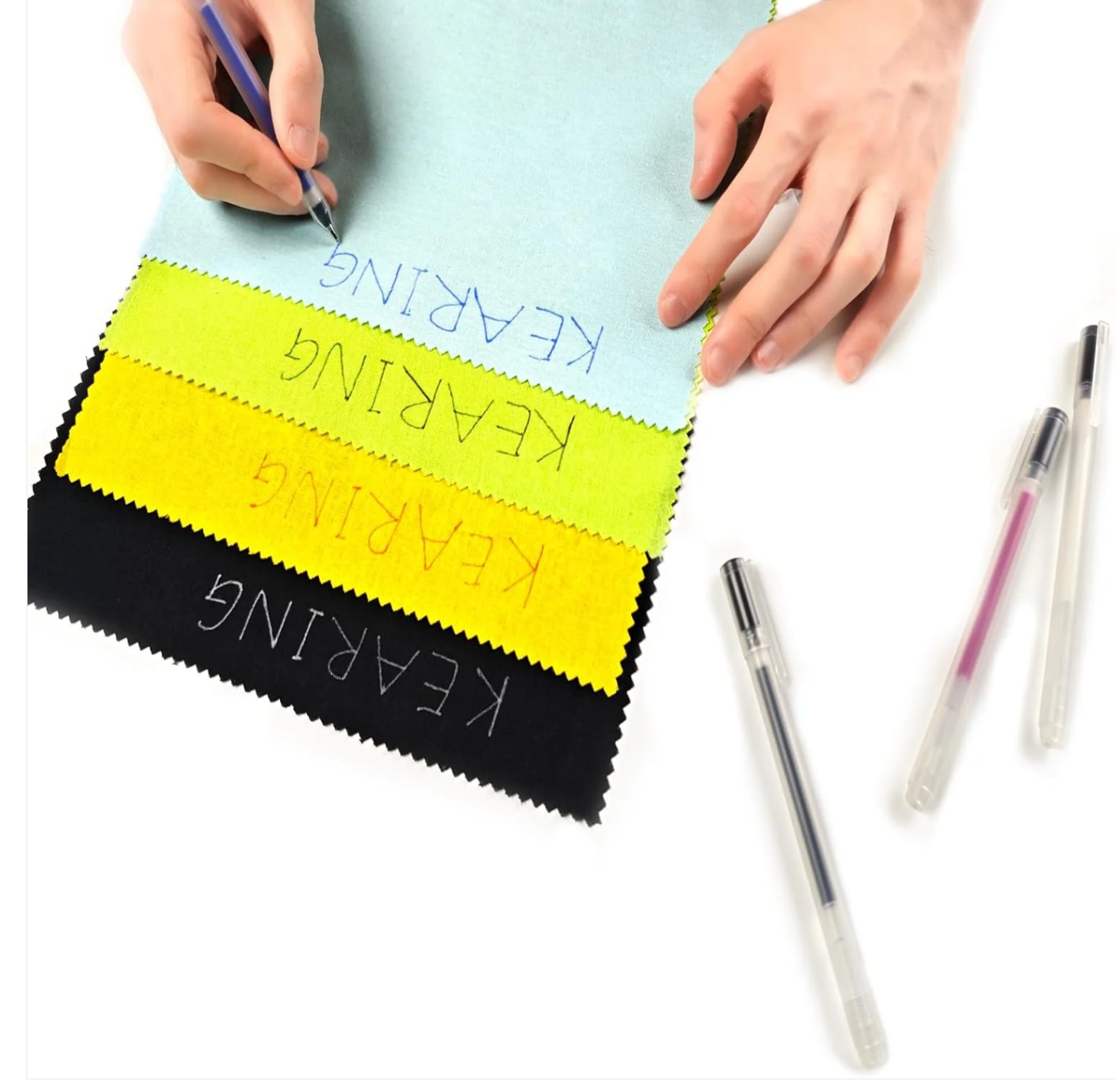 KEARING Heat Erasable Fabric Marking Pens - Assorted Colors