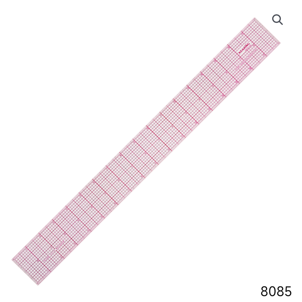 KEARING Pattern Grading Ruler – Clear Plastic Sewing & Quilting Ruler