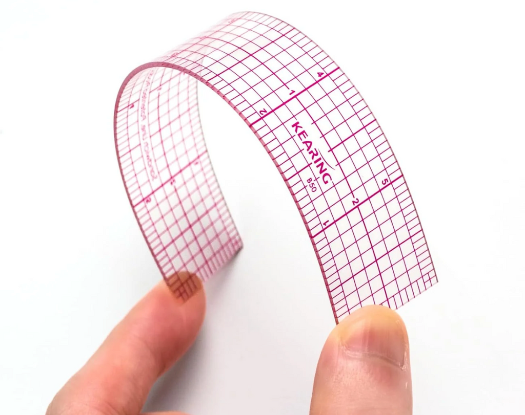 KEARING Pattern Grading Ruler – Clear Plastic Sewing & Quilting Ruler