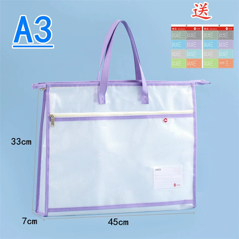 Project Bags for Quilting, Sewing, Crafts, Teaching Material, Multipurpose. 17.7”x13”x2.75”